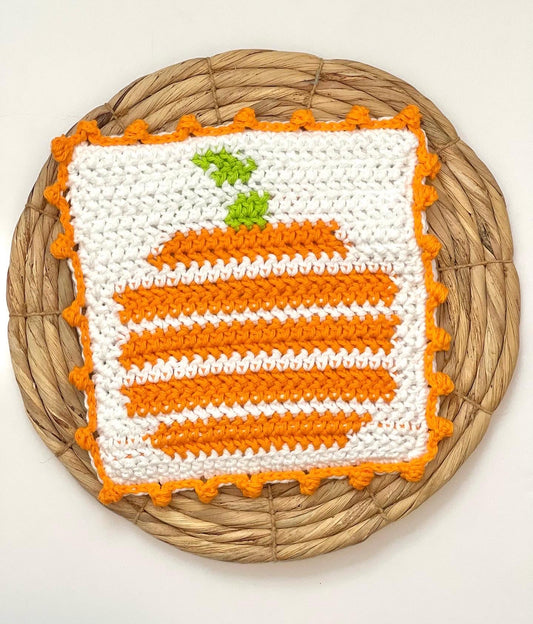 Striped Pumpkin Hotpad